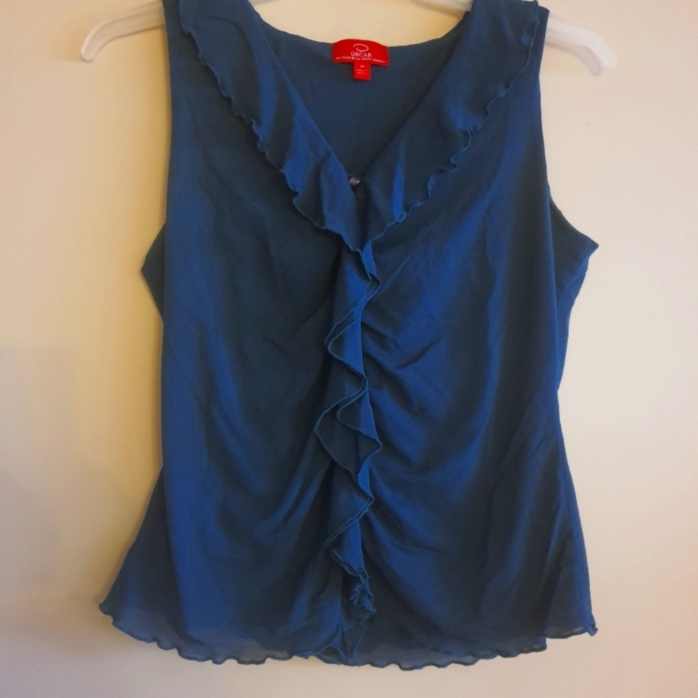 Oscar de la Renta Ruffle Top